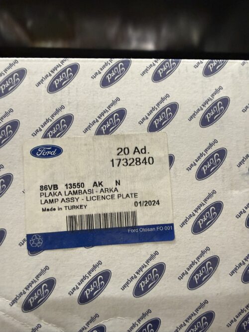 Ford FINIS 1732840 Ford 86VB13550AK - Finish No: 1732840