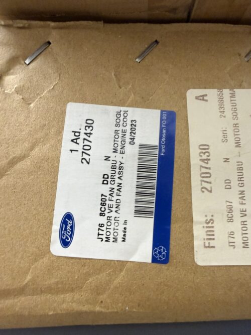 Ford FINIS 2707430 Ford JT768C607DD - Finish No: 2707430
