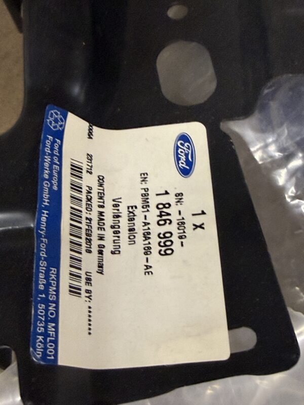 pn-909-1846999-01 Ford Focus Uzatma PBM51 A16A169 AE | Finish No: 1846999