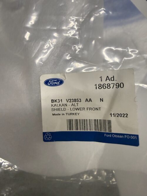 Ford Transit Kalkan Alt BK31 V23853 AA | Finish No: 1868790
