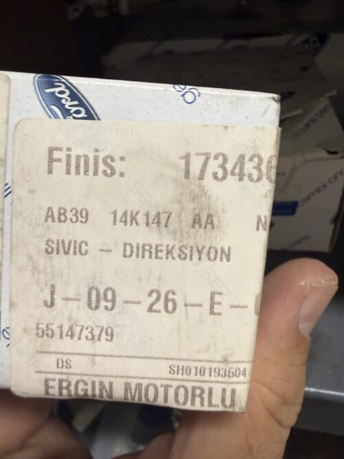 SIVIC - DIREKSIYON AB39 14K147 AA | Finish No: 1734368