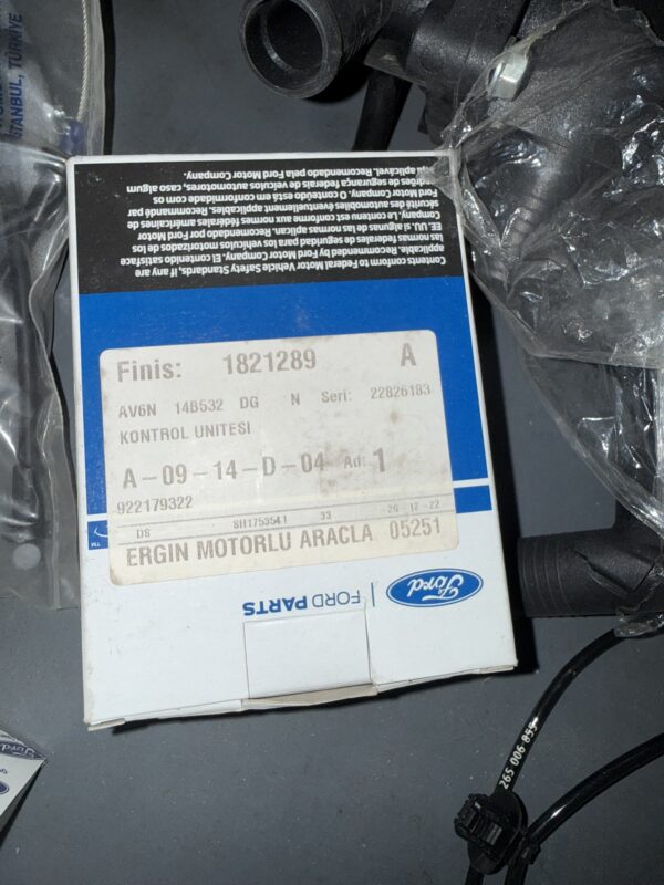 KONTROL UNITESI AV6N 14B532 DG | Finish No: 1821289