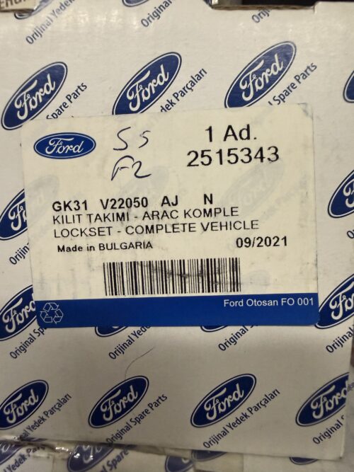 KILIT TAKIMI - ARAC KOMPLE GK31 V22050 AJ | Finish No: 2515343