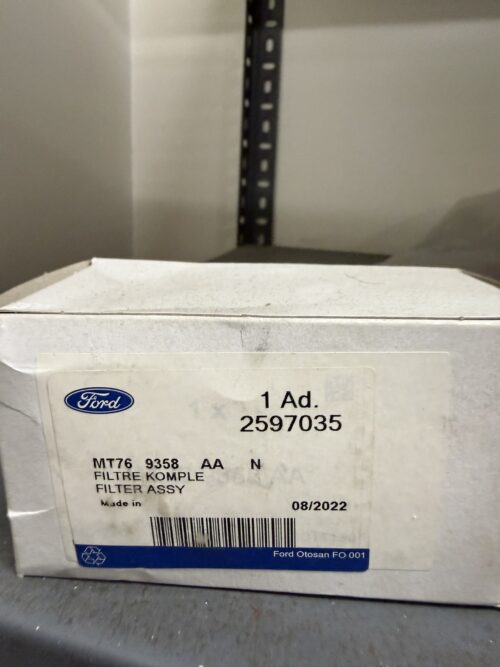 FILTRE KOMPLE MT76 9358 AA | Finish No: 2597035